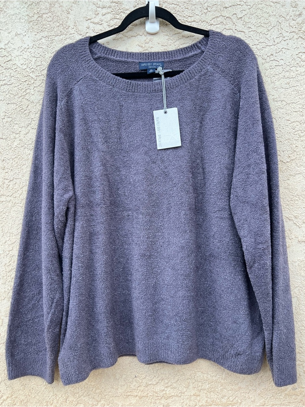 Barefoot Dreams CozyChic Lite Boatneck Sweater Pullover 2X NWT Pacific Blue